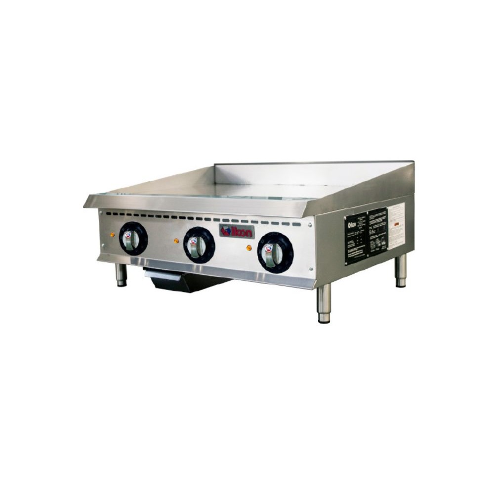 Ikon ITG-36E Countertop Electric Griddle with Thermostatic Controls 36