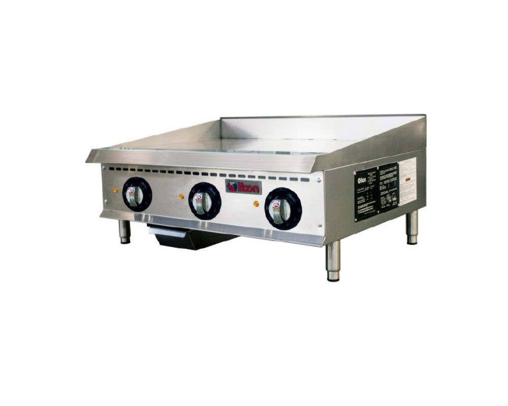 Ikon ITG-36E Countertop Electric Griddle with Thermostatic Controls 36"