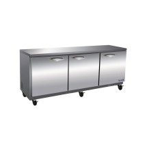 Ikon IUC72R Three Door Undercounter Refrigerator 72&quot;