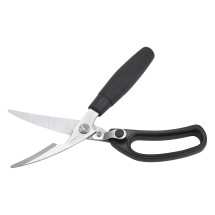 Winco KS-02 Stainless Steel Poultry Shears with Soft Rubber Handle