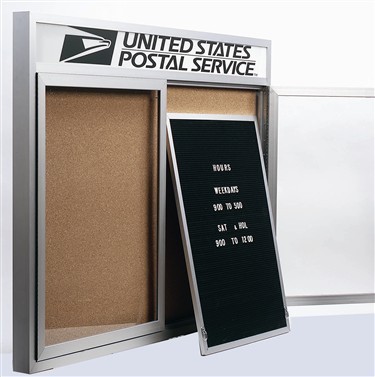 Aarco Products RR4824F Removable Felt Letter Panel for Indoor Enclosed Bulletin Board 48"