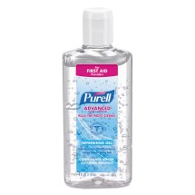 Purell Advance Refreshing Gel Hand Sanitizer, 4-oz. Flip-Cap Bottle, 24/Carton