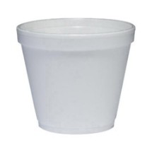 Dart White Foam Food Containers, 8 oz,1000/Carton