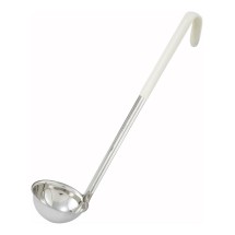 Winco LDC-3 Color-Coded Ladle 3 oz. with Ivory Handle