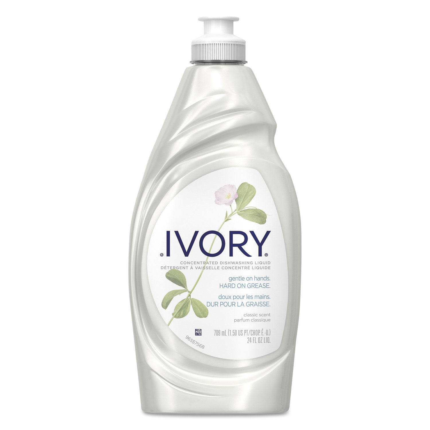 Ivory Liquid Dish Detergent, Classic Scent, 24 oz. Bottles, 10/Carton