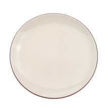 CAC China 666-16-W Japanese Style 10&quot; Coupe Plate, Creamy White