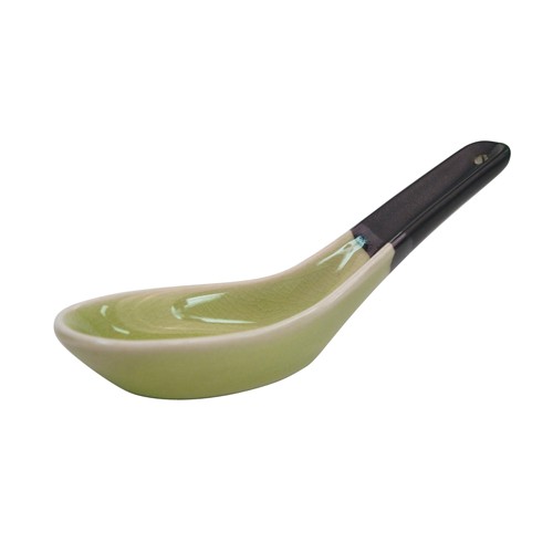 CAC China 666-40-G Japanese Style 5.5" Spoon, Golden Green