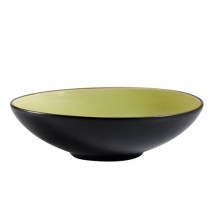 CAC China 666-15-G Japanese Style 7&quot; Soup Bowl, Golden Green