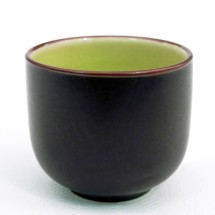 CAC China 666-WC-G Japanese Style Wine Cup 1.5 oz., Golden Green