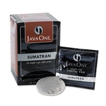 Java One Coffee Pods, Sumatra Mandheling, Single Cup, 14/Box