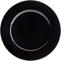 Jay Companies 1270028 Black Round Melamine 13&quot; Charger Plate