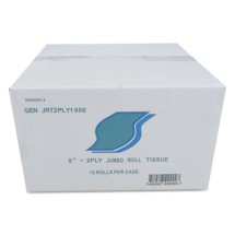 Jumbo Bath Tissue, Septic Safe, 2-Ply, White, 3.5" x 800 ft, 12/Carton
