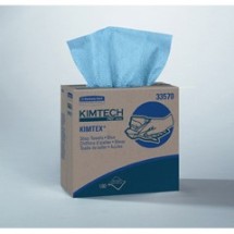 Kimtech KIMTEX Wipers, Pop-Up Box, Blue, 5 Boxes/Carton