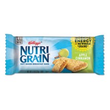 Kellogg's Nutri-Grain Cereal Bars, Apple-Cinnamon, 1.3 oz Bar, 16/Box