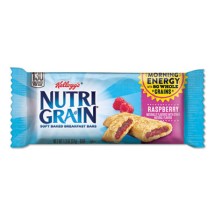 Kellogg's Nutri-Grain Cereal Bars, Raspberry, 1.3 oz Bar, 16/Box