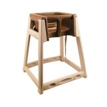 Franklin Machine Products  280-1478 Kidsitter Brown/Tan High Chair with Seat Belt