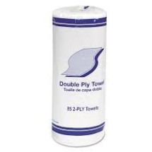 Kitchen Roll Towels, 2-Ply, 11&quot;, White, 85/Roll, 30 Rolls/Carton
