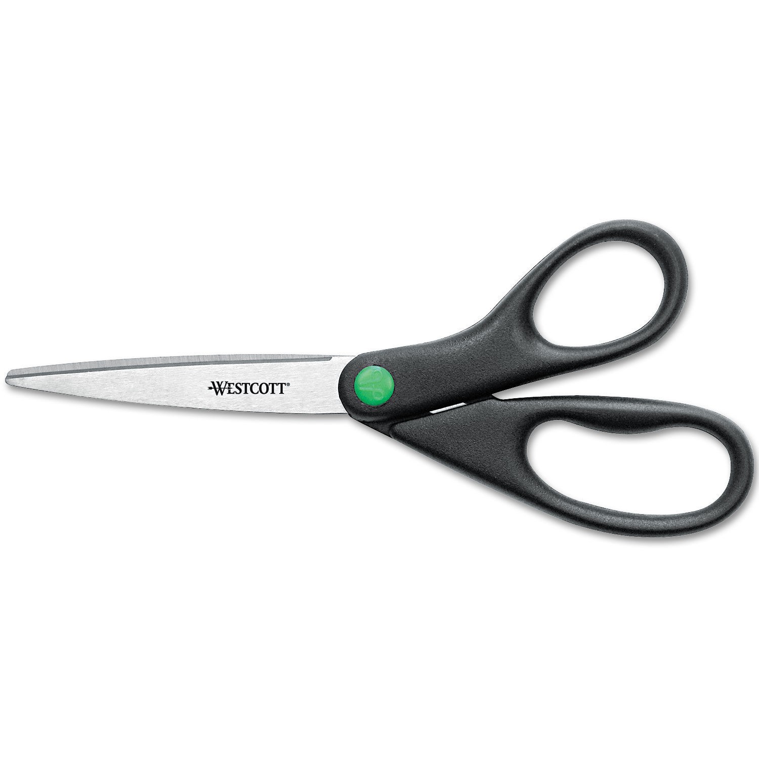 KleenEarth Scissors, 8" Long, 3.25" Cut Length, Black Handles