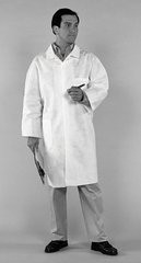 Kleenguard A20 Breathable Particle Protection Lab Coats, Medium, White, 25/Carton