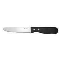CAC China KPSK-50 Jumbo Knife Steak with Round Tip, Plastic Handle 5&quot; - 1 dozen