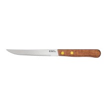 CAC China KWSK-46 Knife Steak with Pointed Tip, Wood Handle 4-3/4&quot; - 1 dozen