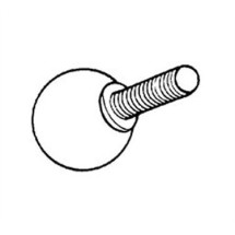 Franklin Machine Products  191-1015 Knob, Meat Pusher (3/8-16Thd M)
