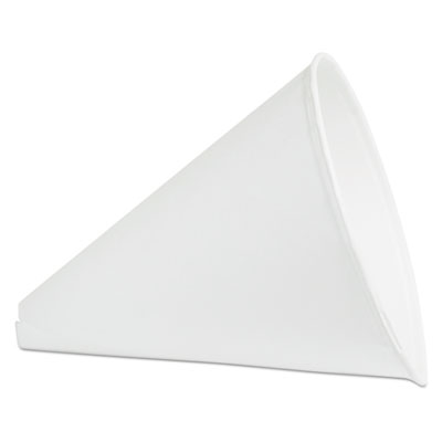 Konie White Paper Cone Funnels, 10 oz., 1000/Carton