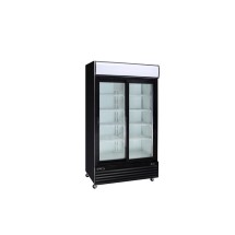 Kool-It KSM-36 44-1/2&quot; Two Sliding Glass Doors Refrigerated Merchandiser 31 Cu Ft.