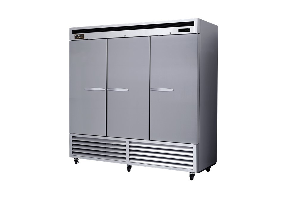 Kool-It Signature KBSR-3 Three Solid Door Reach-In Refrigerator 66.7 Cu Ft.
