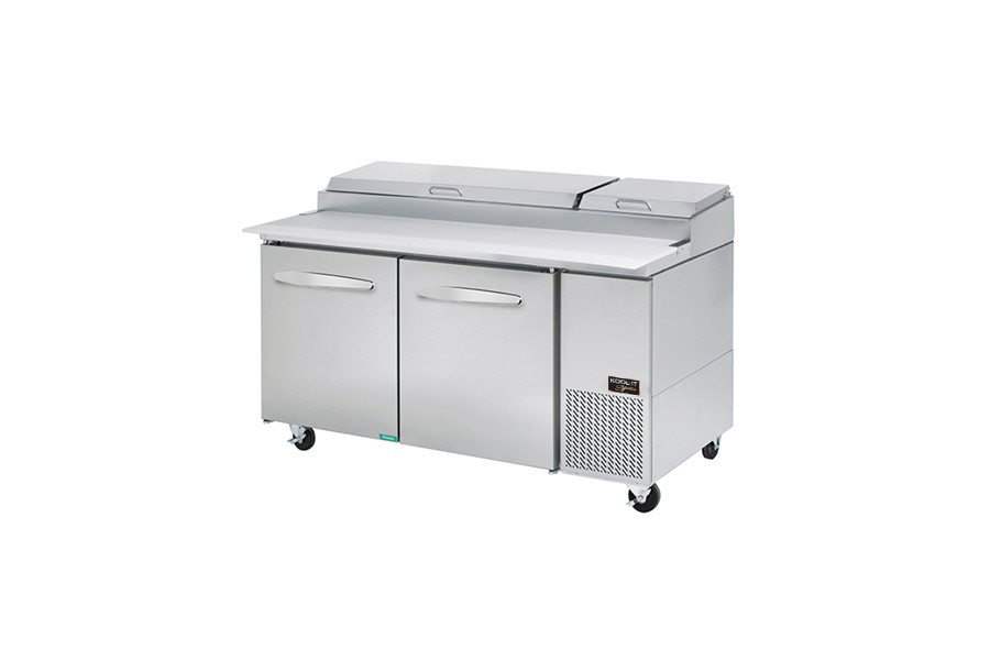 Kool-It Signature KPT-67-2 Two Section Refrigerated Pizza Prep Table 67"