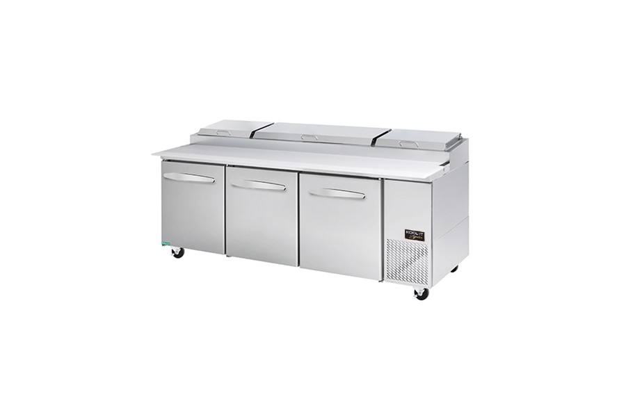 Kool-It Signature KPT-93-3 Three Section Refrigerated Pizza Prep Table 93"