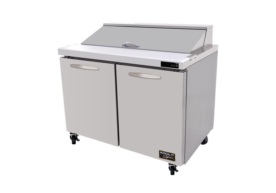 Kool-It Signature KST-48-2 Two Section Refrigerated Sandwich Prep Table 48"