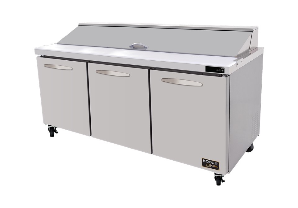 Kool-It Signature KST-72-3 Three Section Refrigerated Sandwich Prep Table 72"