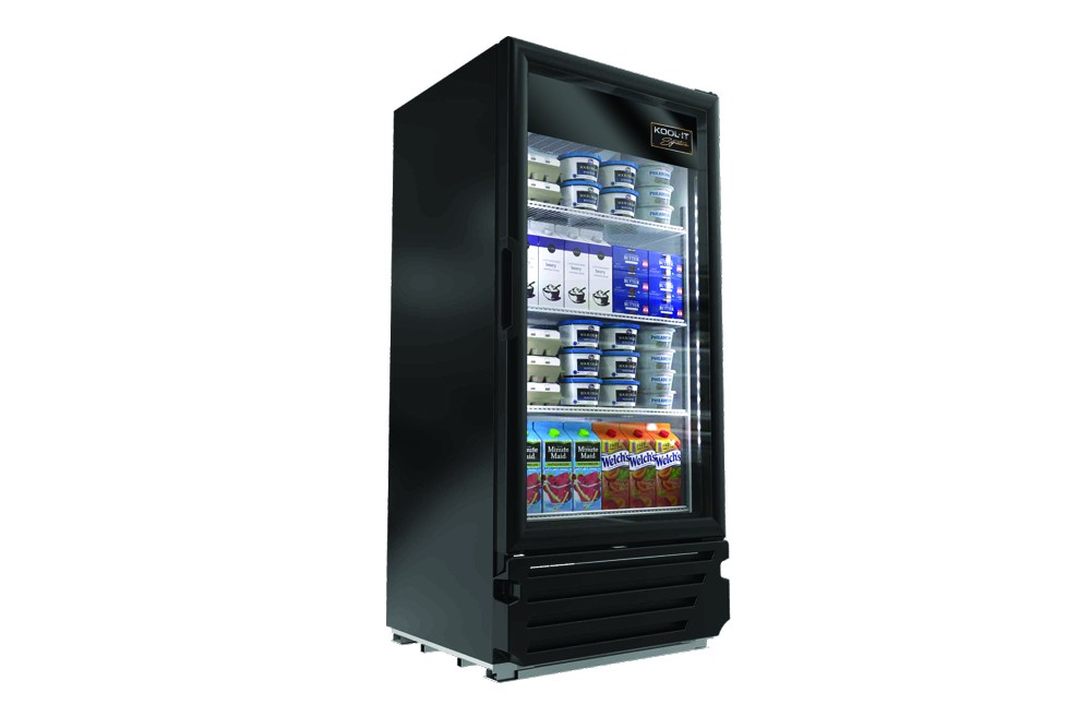 Kool-It Signature LX-10RB Single Glass Door Merchandiser Refrigerator 9.43 Cu Ft.