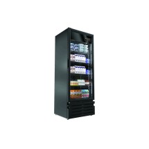 Kool-It Signature LX-24RB 1-Swing Glass Door Black Merchandiser Refrigerator 30&quot;