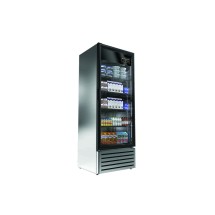 Kool-It Signature LX-24RS Stainless Steel Glass Door Merchandiser Refrigerator 30&quot;