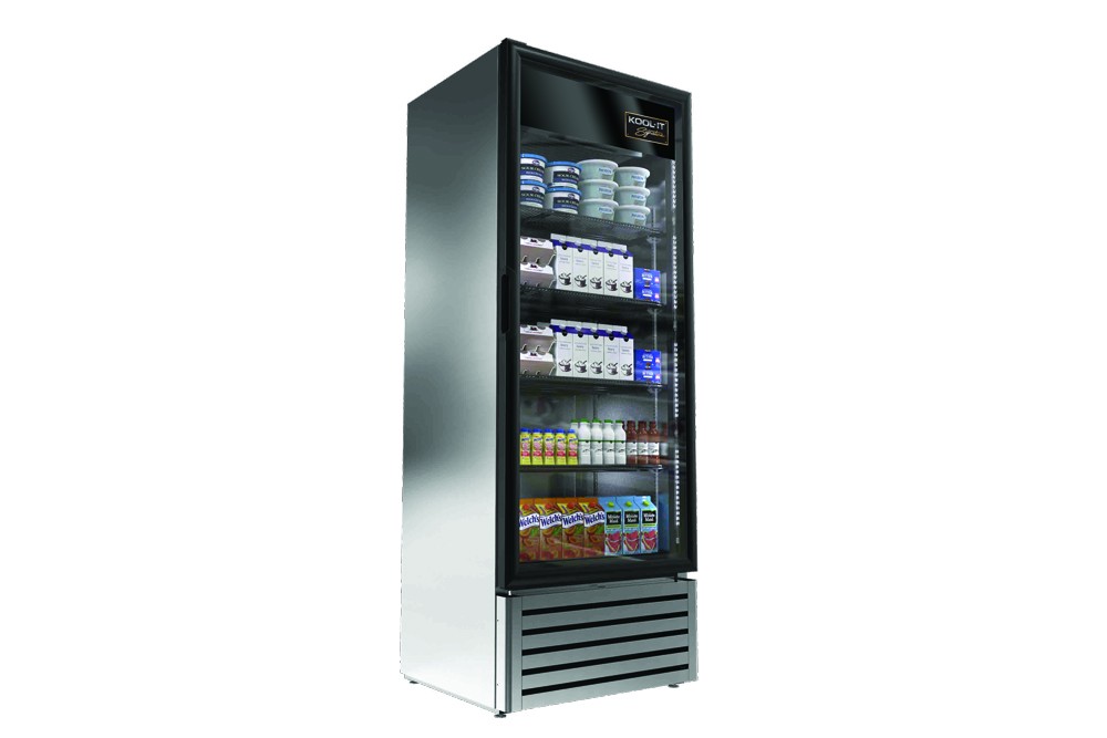 Kool-It Signature LX-24RS Stainless Steel Glass Door Merchandiser Refrigerator 30"