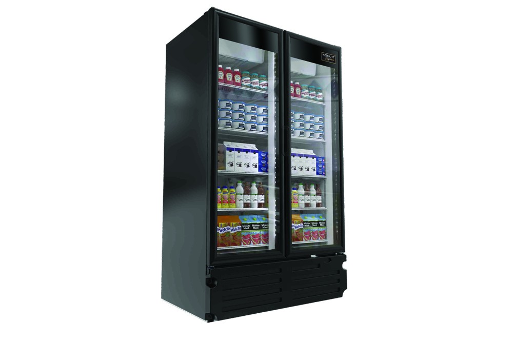 Kool-It Signature LX-40RB 2-Swing Glass Door Merchandiser Refrigerator 47"