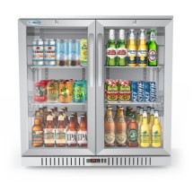 Koolmore BC-2DSW-SS 35&quot; Two Door Stainless Steel Back Bar Refrigerator