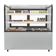 Koolmore BDC-13C 47" Dry Bakery Display Case with Front Curved Glass Protection