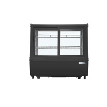 Koolmore CDC-125-BK 28" Self-Service Black Countertop Display Refrigerator