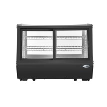 Koolmore CDC-165-BK 35&quot; Countertop Self-Service Display Refrigerator in Black