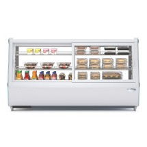 Koolmore CDC-250-WH 48&quot; Countertop Self-Service Display Refrigerator in White