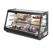 Koolmore CDC-7C-BK 48" Countertop Bakery Display Refrigerator in Black