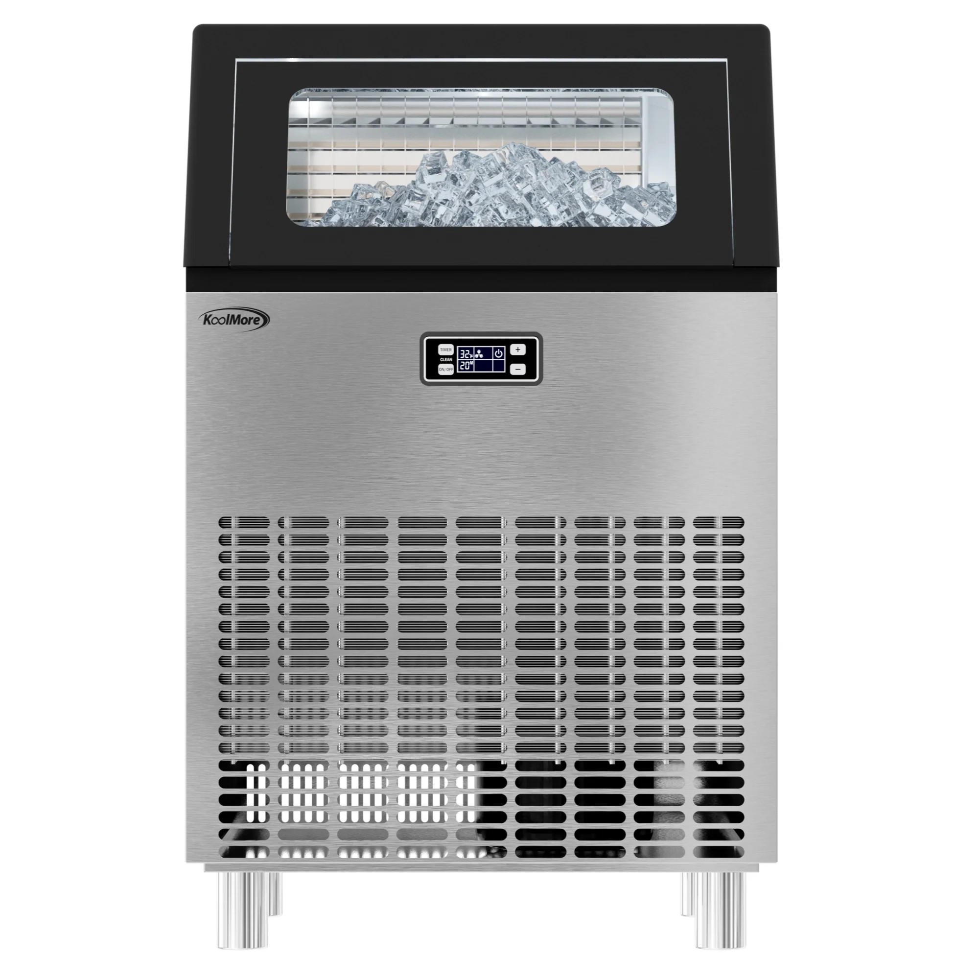 Koolmore CIM265 22" Air Cooled Undercounter Commercial Ice Maker with Bin, 265 lb./24 hr.