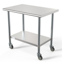 Koolmore CT2436-18C 24&quot; x 36&quot; Stainless Steel Work Table