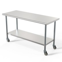 Koolmore CT2460-18C 24&quot; x 60&quot; Stainless Steel Work Table