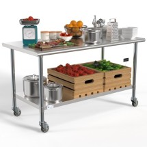 Koolmore CT3060-18C 30&quot; x 60&quot; Stainless Steel Work Table