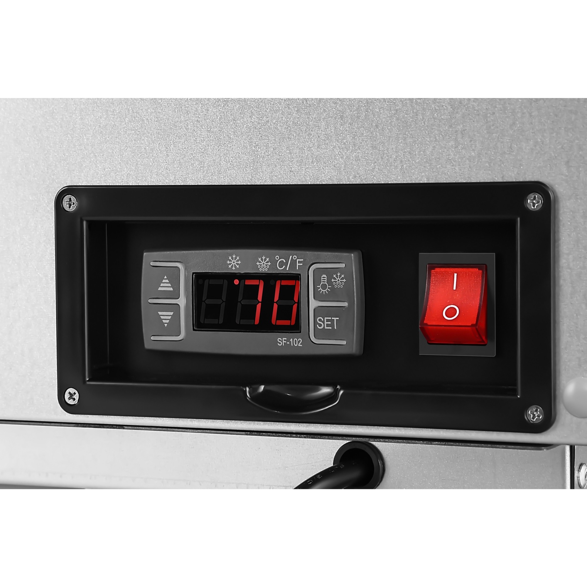 Koolmore DICDC-120-BK 27" Drop In Countertop Refrigerated Bakery Display Case