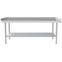 Koolmore EQT-163060 30&quot; x 60&quot; Stainless Steel Equipment Stand with Galvanized Undershelf